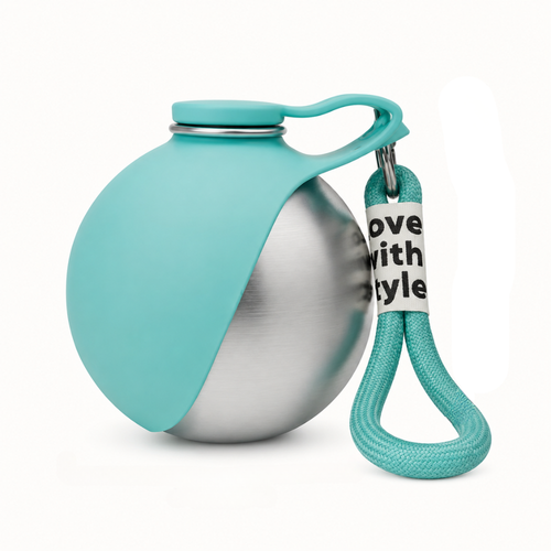 2-in-1 Portable Dog Water Bottle & Foldable Bowl – Leak-Proof Travel Pet Water Dispenser