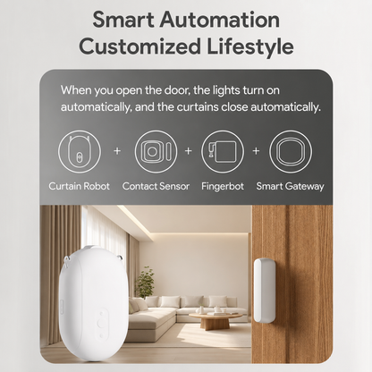 Smart Curtain Robot – Tuya App Controlled Automatic Curtain Opener with Alexa & Google Home Support