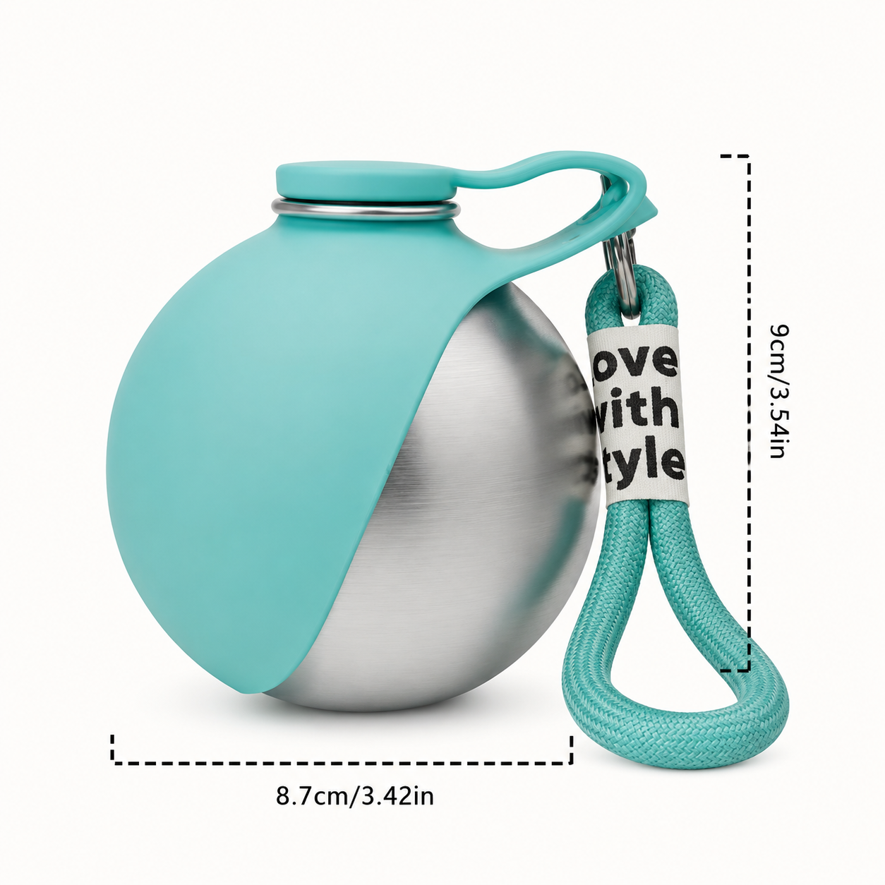 2-in-1 Portable Dog Water Bottle & Foldable Bowl – Leak-Proof Travel Pet Water Dispenser