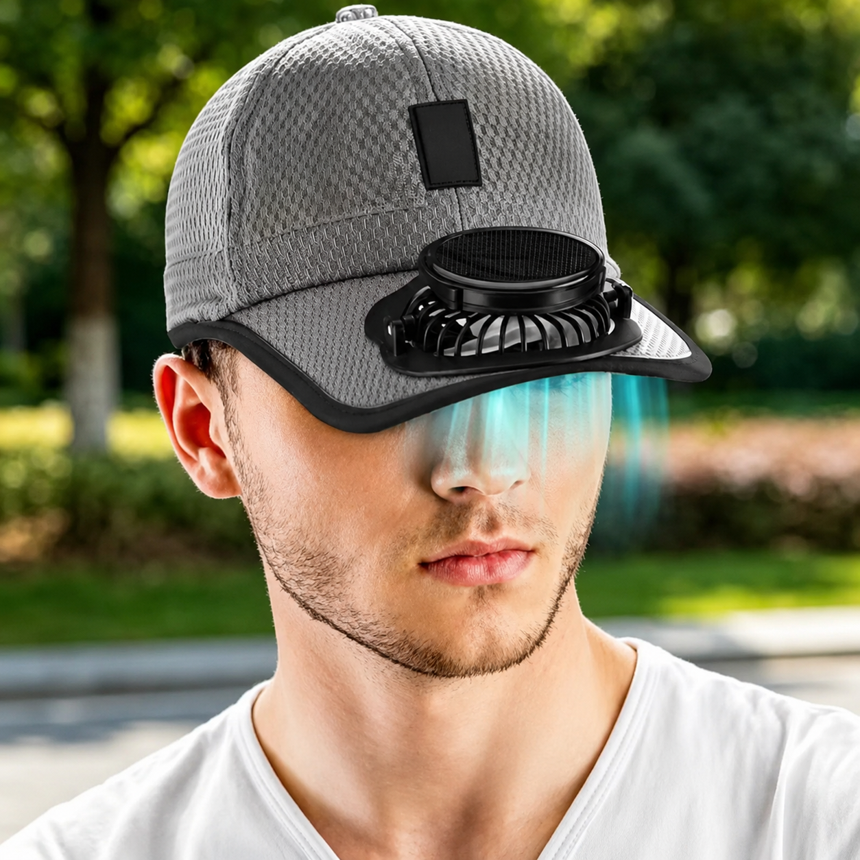 Solar Fan Hat™ – USB Rechargeable Cooling Cap with Built-In Mini Fan | UV Protection Outdoor Hat