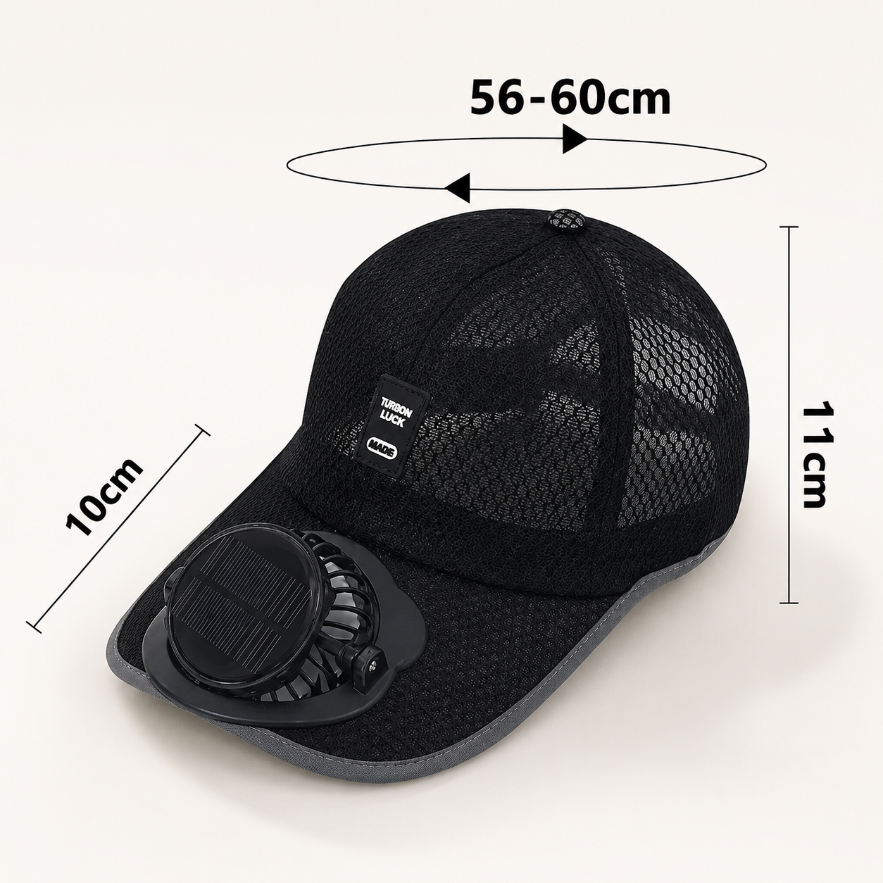 Solar Fan Hat™ – USB Rechargeable Cooling Cap with Built-In Mini Fan | UV Protection Outdoor Hat
