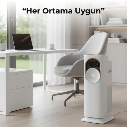 Taşınabilir Sıcak & Soğuk Klima – UV Sterilizasyonlu, Uzaktan Kumandalı Akıllı Klima