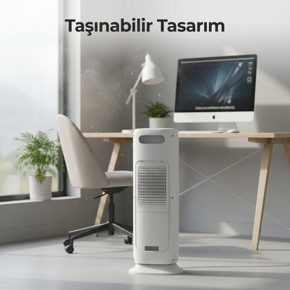 Taşınabilir Sıcak & Soğuk Klima – UV Sterilizasyonlu, Uzaktan Kumandalı Akıllı Klima