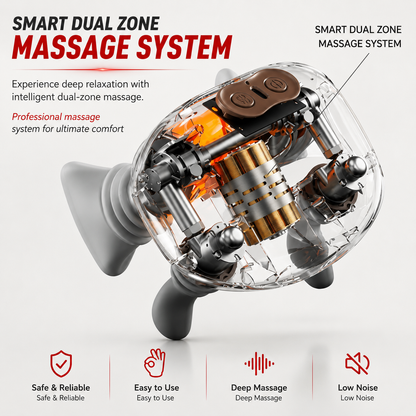 Neffo Pro 4D Ergonomic Heated Neck & Shoulder Massager