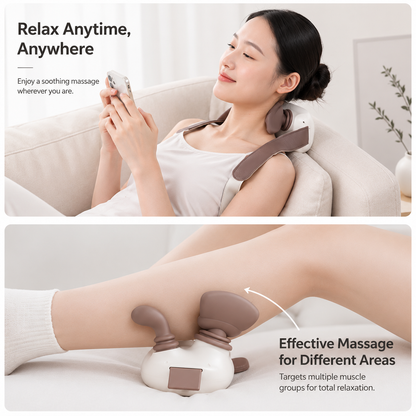 Neffo Pro 4D Ergonomic Heated Neck & Shoulder Massager