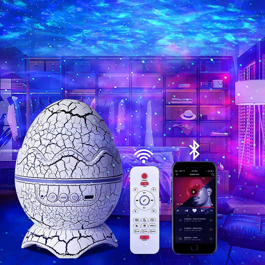 Galaxy Star Bluetooth Projeksiyon Gece Lambası – 14 Renk & 9 Rahatlatıcı Ses