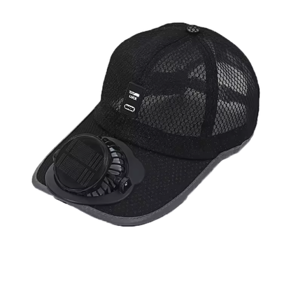 Solar Fan Hat™ – USB Rechargeable Cooling Cap with Built-In Mini Fan | UV Protection Outdoor Hat